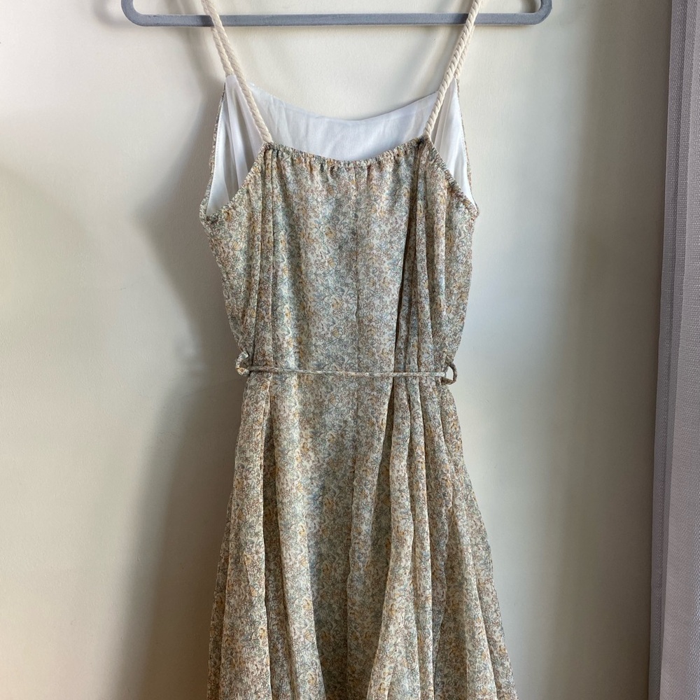 Floral Mini Rope Strap Dress - Picture 4 of 5